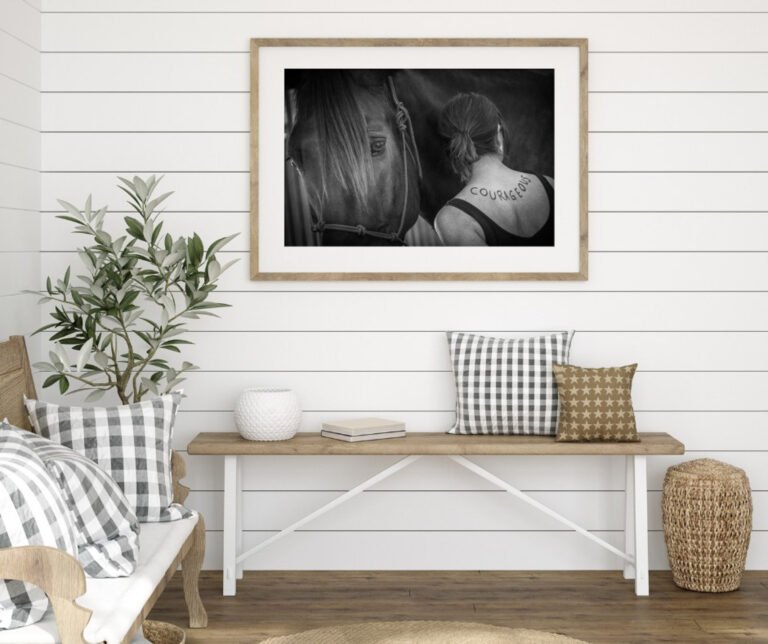 cherished print on wall
